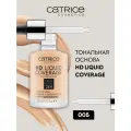 CATRICE Тональная эмульсия HD Liquid Coverage Foundation, 30 мл/130 г, оттенок: 005 ivory beige, 1 шт.