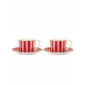 Набор из 2-х чашек для эспрессо с блюдцами Love Birds Red-Pink, 125 мл Pip Studio