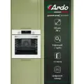 Духовой электрический шкаф Ardo BO28EW2 60 см, 79 л, 8 режимов, конвекция, 3 стекла, съемные стекла, дисплей