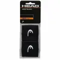 Напульсник спортивный HEAD Wristband 2.5 x2, Black махровая ткань