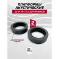 Платформы под динамики 16-16,5 см 2 шт, кожзам, высота 5,2 см, универсальные (Н.33)
