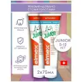 Elmex, зубная паста Junior Юниор детская финская для подростков для детей от 6 до 12 лет от кариеса ежедневная (2 шт х 75 мл)