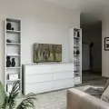 Комод Шведский Стандарт Варма 6Д, 6 ящиков, белый, 160x77x40 см