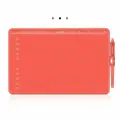 HUION HS611 Графический планшет, Coral Red