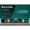 Компактный магнитный уровень KRAFTOOL KOMPAKT-300, 300 мм, усиленный профиль, зеркальный глазок 34784