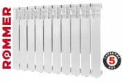 Радиатор секционный биметаллический ROMMER OPTIMA BM 500 - 10 секц.