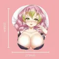 Коврик для мыши Мицури 3D в стиле Эро Аниме тянки с подушкой для поддержки запястья, коврик антистресс 21,5х25,5см, №008