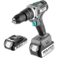 Дрель-шуруповерт Tesla TCD18HD 840374 (с 2-мя АКБ, кейс)
