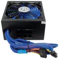 Блок питания Ginzzu MC700 14CM 80+Bronze, 700 Вт, ATX 2.3, синий/черный