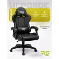 Игровое геймерское кресло на колесиках BYROOM RG BAN leather black BRG813L-B эко кожа