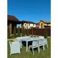 Комплект садовой мебели Royal Family LANA LUX DINING XL, светло-серый