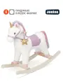 Лошадка-качалка единорог Junion Мими-Мун, натуральное дерево, качественная шлифовка, для детей от 1 года, 74х60 см