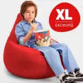 Кресло-мешок Bean Joy, пуфик мешок, бескаркасное кресло, размер ХL, оксфорд, красный