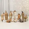 Рождественский вертеп Поклонение Волхвов Младенцу Иисусу 12 см, 11 фигурок, Due Esse Christmas, XNA15005661