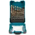 Набор сверл по металлу MAKITA D-67583 M-force, 19 шт. (1-10 мм, шаг 0.5 мм)