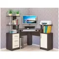 Компьютерный стол угловой КСП-26 Венге-Дуб молочный