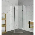 Душевой уголок SEAN-2 (100*100), трапеция, распашная дверь, прозрачное стекло 8 мм