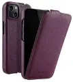 Кожаный чехол флип Melkco для Apple iPhone 14 Plus (6.7) - Jacka Type, сиреневый