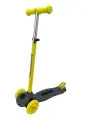 Самокат 3-х колесный Maxiscoo серия Next со светящимися колесами желтый