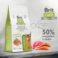 Brit Care (Брит Кэа) Indoor Stool Odour Reduction Сухой корм для домашних кошек для уменьшения запаха стула с индейкой и лососем 1,5 кг