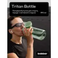 Бутылка для воды спортивная Bobber Tritan зеленый, 890 мл/прозрачная