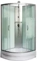 Душевая кабина Мономах Б/К 70/24 C МЗ профиль хром, стекло прозрачное с рисунком мозаика