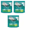 Сухой корм Purina ONE для домашних кошек с индейкой и цельными злаками, пакет, 1,5 кг, 3 шт