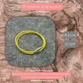 Резинка для волос Goody Tie желтая, 25 штук