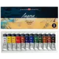 Краска масляная 18 мл 12 цветов