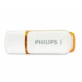 Флэш-накопитель Philips на 128 Гб с оранжевым корпусом и интерфейсом USB 2,0