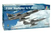 Сборная модель Самолёт F-104 Starfighter G/S, масштаб 1/32, 2514 Italeri