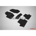 Ворсовые LUX коврики в салон Seintex для Volvo XC60 2008-2017 (черные, 86280)