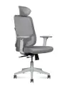 Компьютерное кресло Norden Best grey Серый пластик/ Серая сетка/ Серая ткань