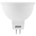 (10 шт.) Светодиодная лампочка Gauss Elementary MR16 GU5.3 220V 3.5W(290lm) 3000K 2K 50x45 матовая пластик/алюм. 13514
