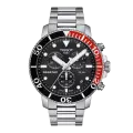Наручные часы TISSOT, серебристый/черный/красный