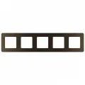 Рамка пятипостовая (бронза), Legrand INSPIRIA (комплект 7шт)