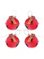 Набор новогодних украшений S1631 Звездное сияние красные (