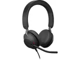 Гарнитура Jabra Evolve2 40, накладные, шумоподавление, черный