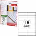 Этикетка самоклеящаяся Tanex 105х37,1 мм, 16 этикеток, белая 70 г/м2, 50 листов, , сырье Финляндия, 114534, TW-2105
