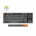 Беспроводная механическая клавиатура QMK Keychron K8 Max, 87 клавиш, RGB подсветка, Hot-swap, алюм. рамка Keychron Banana Switch