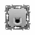 2 шт. Legrand Etika Алюминий Розетка компьютерная RJ45, 5е UTP 672441