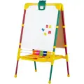 Мольберт детский двусторонний Растущий, регулируется по высоте, размер 75.5x51.6x7 см