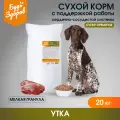 Живая Сила Будь Здоров сухой корм с уткой для взрослых собак всех пород. Крепкий иммунитет. Мелкая гранула 20 кг