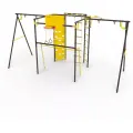 Уличный комплекс Атлет-К2 Rokids, цвет шоколад, без качелей