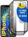 Комплект 3 шт. защитное стекло для iPhone XS Max, 11 Pro Max, Противоударное стекло на Айфон ХС Макс, 11 Про Макс
