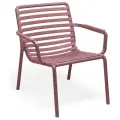 Садовое кресло для зон отдыха Nardi Doga Relax, из стеклопластика, цвет марсала