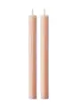 Набор из двух свечей 24,5 см интерьерные бежево-розового цвета из коллекции Edge Tkano TK24-CND0004