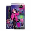 Mattel Monster High Creepover Party Draculaura Doll Школа монстров Модная коллекционная кукла, с одеждой и аксессуарами, Подходит для детей старше 4 лет