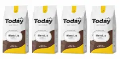 Кофе в зернах TODAY Blend №8 Arabica 100% Premium, 200 гр. х 4 шт.