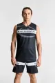 Майка спортивная Barracuda V-NECK, 1 шт., размер XS, черный